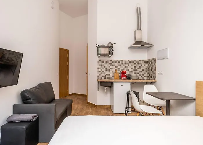 Bcn Lofts Camp Nou Apartments, 2021 Built, Featuring Free Underground Parking, Wifi, Aircon, Kitchen, Etc